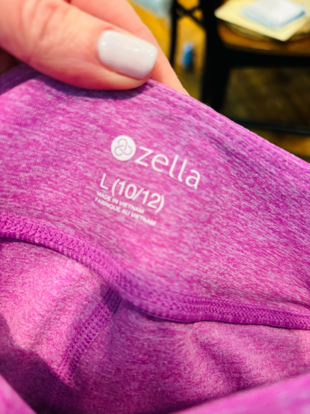 Zella Purple Heather Performance Leggings/joggers. Girls 10/12. Adorable